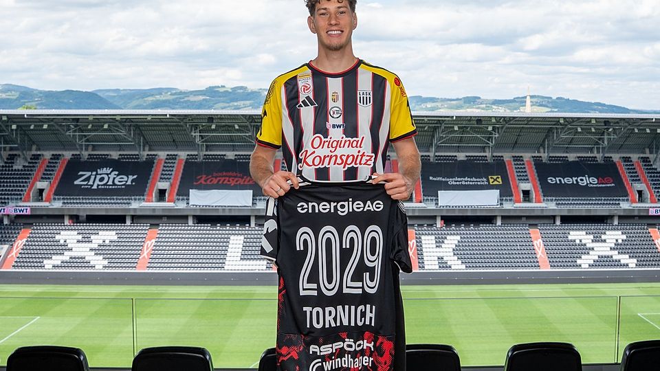 Joao Tornich (Alemao) bleibt dem LASK auch über die Saison hinaus erhalten