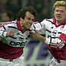 Legenden des FC Bayern München: Mehmet Scholl (li.) und Stefan Effenberg. dpa / Rolf Haid