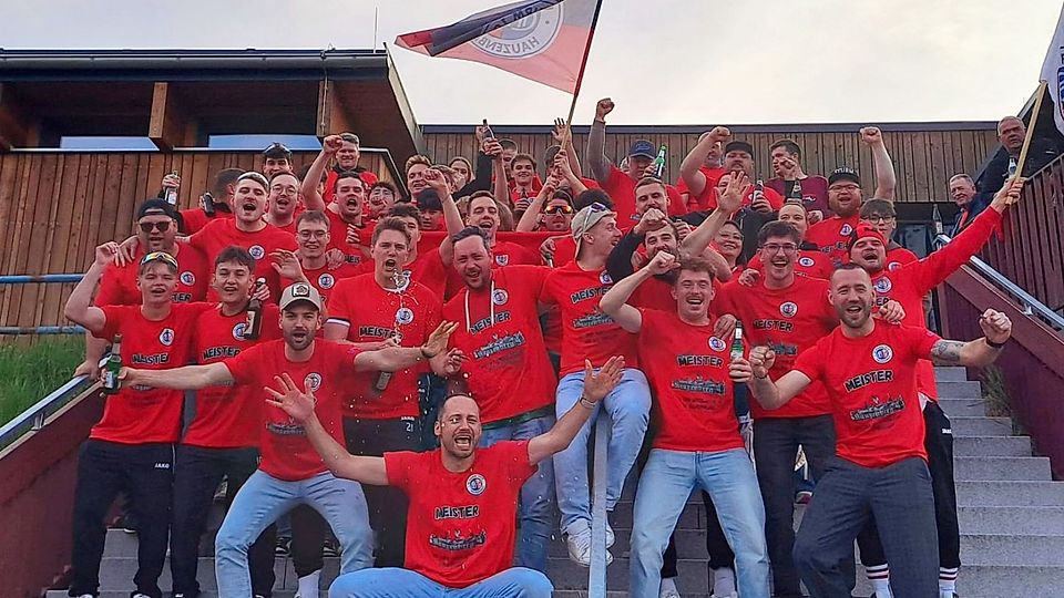 Die Meister-Party des FC Sturm Hauzenberg kann endgültig losgehen!