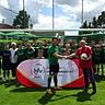 Meisterehrung des FC Karlsdorf II durch den Fußballkreis Bruchsal