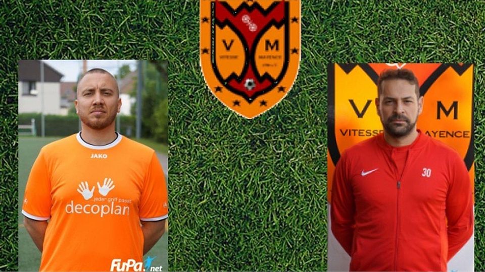 Mit Marco Ferraiuolo (links) und Rimah Khalouf (rechts) hat Vitesse Mayence eine interne Lösung in der Trainerfrage gefunden.
