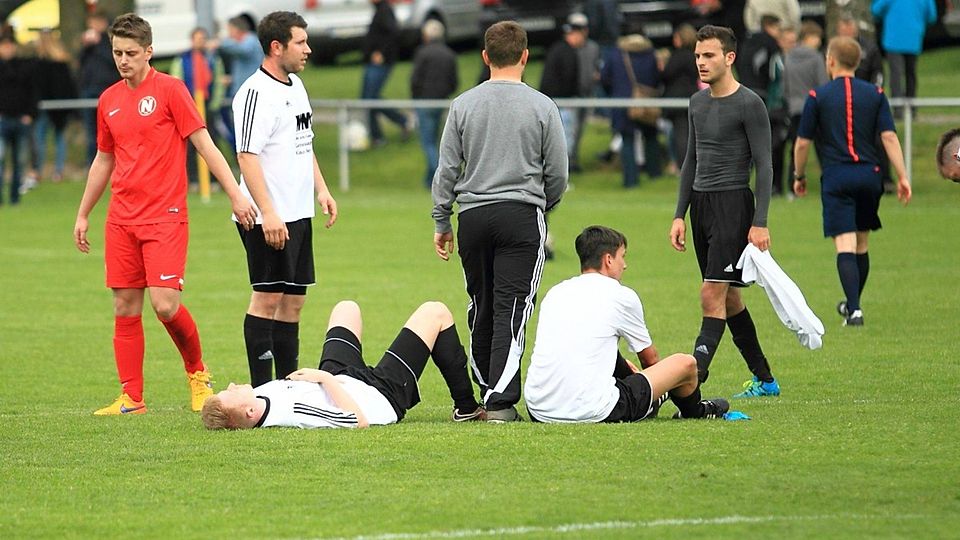 Diesmal ging es in Mauchenheim nicht so friedlich nach dem Spiel zu.  F: Wolff