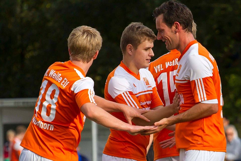 Konnten sich über einen 3:1-Erfolg freuen: Die Spieler von VfL WE Nordhorn. F: Guido Brennecke
