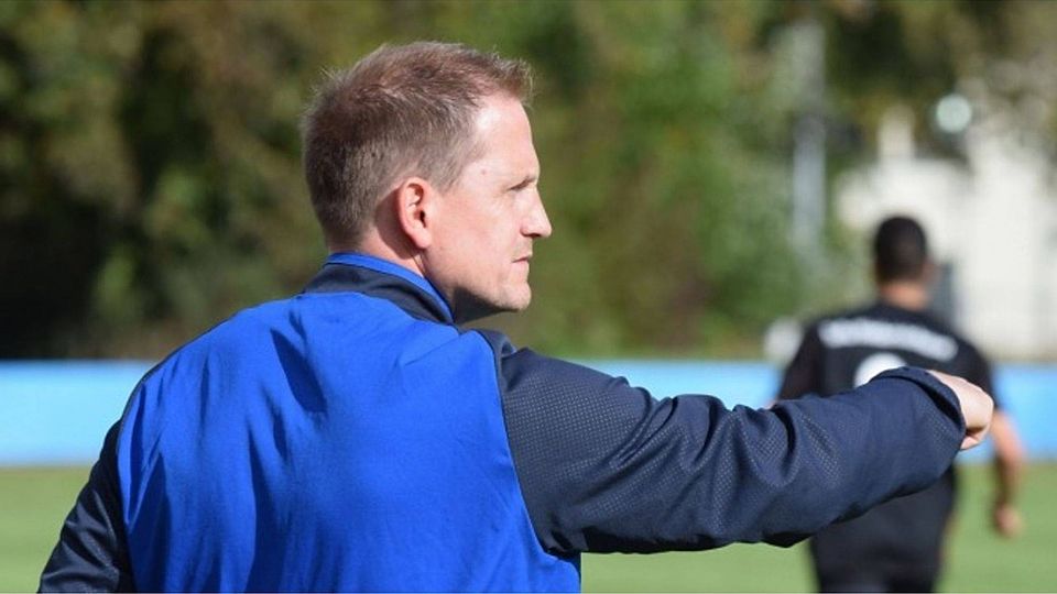Trotz guter Testspielergebnisse nicht zufrieden: VFB Coach Michael Drogi (F: Jörg Schulz)