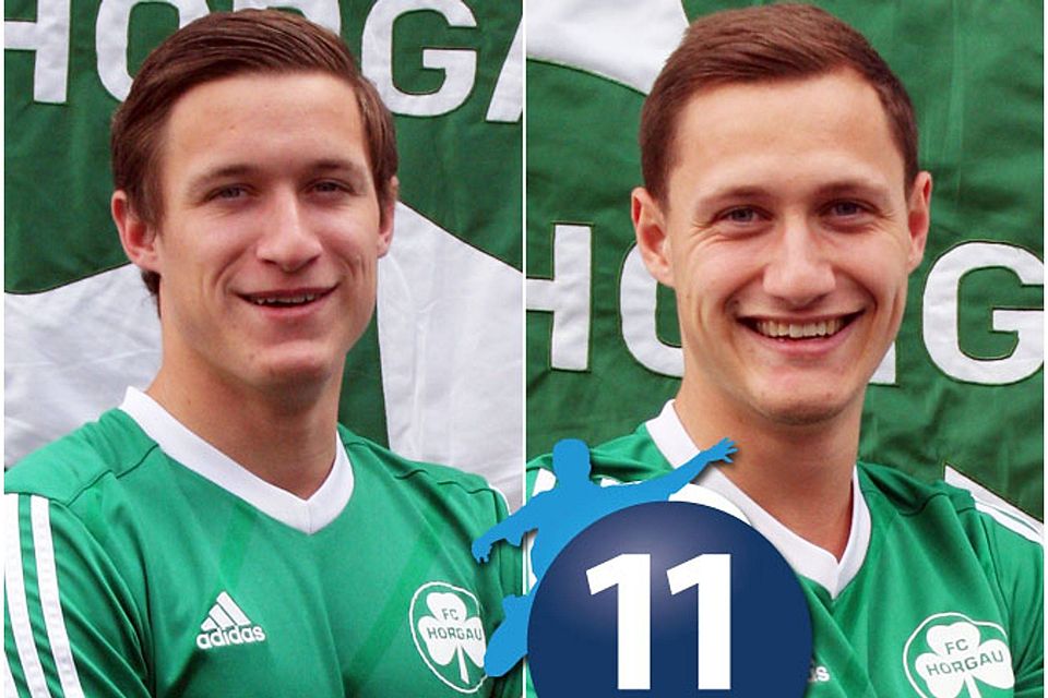 Maximilian und Michael Vogele (von links) haben es gemeinsam in die FuPa-Elf des Jahres in der Kreisliga Augsburg geschafft.