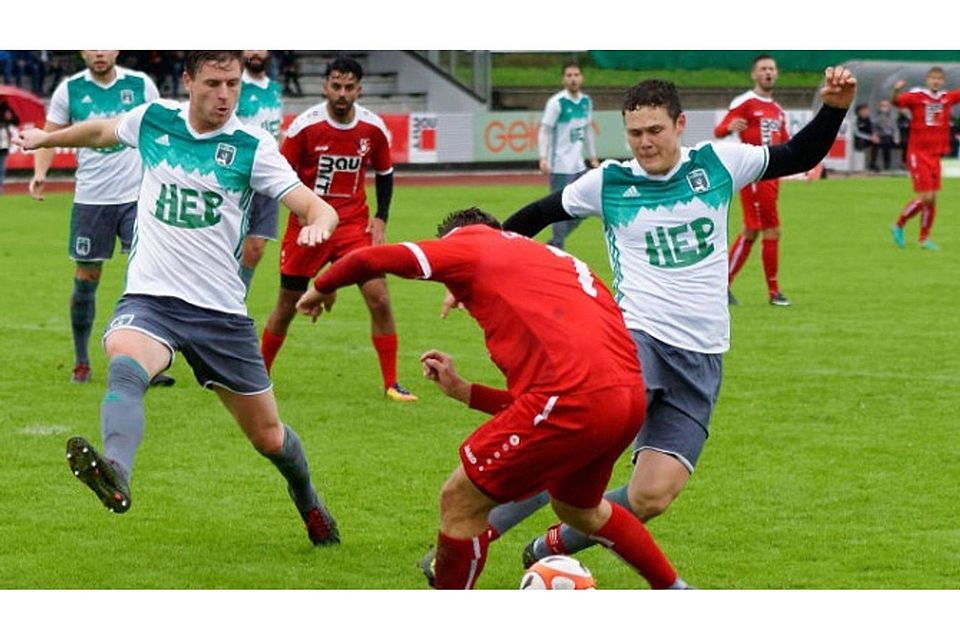 Nicolas Röhrle (re.) kommt aus der Bayernliga. Foto: Jansen