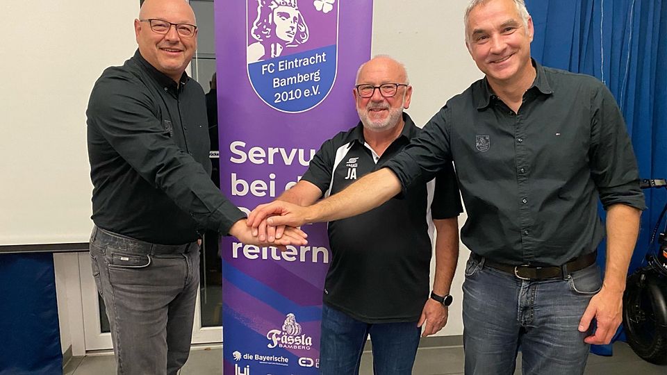 Bernd Kaufer, Josef Ahmann und Sascha Dorsch (v.l.) wurden in ihren Vorstandsämtern bestätigt. Neu dazu kommen Olaf Oestmann und Thomas Decker, die an der Mitgliederversammlung allerdings nicht teilnehmen konnten.