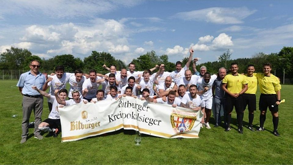Gewannen im Mai den Kreispokal: die Kicker des A-Ligisten DJK Pluwig-Gusterath.