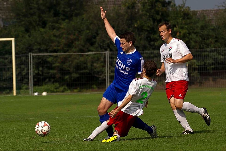 Vorwärts Nordhorn II ließ sich nicht zu Fall bringen. F: Guido Brennecke Vorwärts Nordhorn II ließ sich nicht zu Fall bringen. F: Guido Brennecke