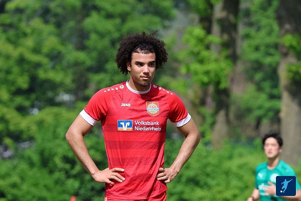 Felix Geisler noch im Trikot des SV Sonsbeck.