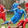 Kapitän David Reichenbach (ganz links) gehört zu den großen Konstanten im Buchholzer Fußball. 