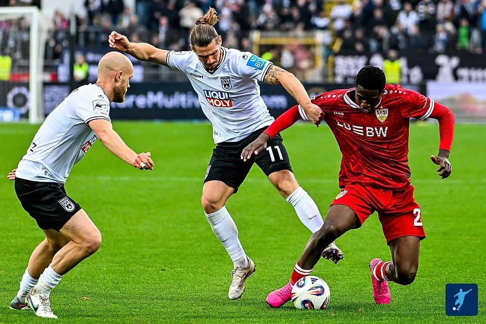 Ouro-Tagba war nur schwer zu stoppen für Ulm. Ouro-Tagba war nur schwer zu stoppen für Ulm.