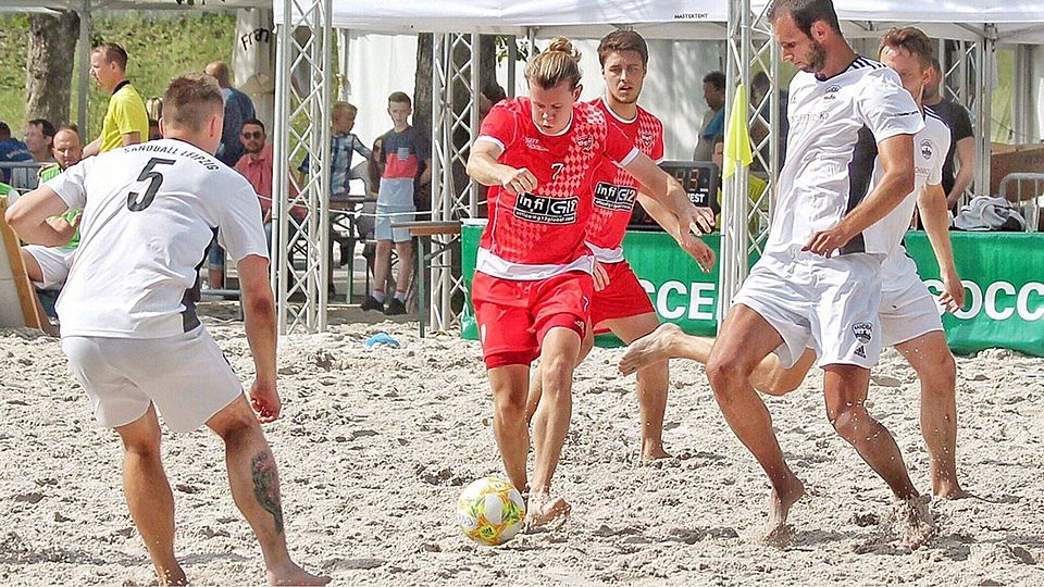 Manuel Kraus hatte  mit zwei Toren und einem Assist maßgeblichen Anteil am Sieg der Beach Boyz gegen Leipzig.