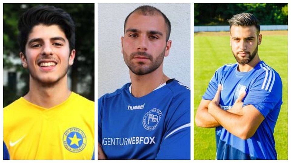 Caglar Polat (l.), Panajiotis Haritos (m.) und Kenan Günaydin (r.) wechseln zum SV Tasmania