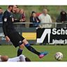 In Torlaune: Tim Mannek (l.) traf im Test bei Fichte Bielefeld zweimal. F: Heinemann