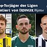 Die Top-Drei wie vergangene Woche: Severo Sturm (m.) vorne und Paul Grauschopf (l.) und Thomas Winklbauer als Verfolger.
