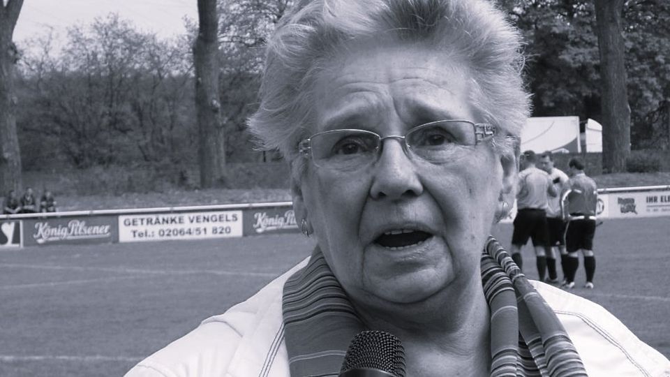 Gisela Grah hat sich viele Jahre für den VfB Lohberg engagiert. 