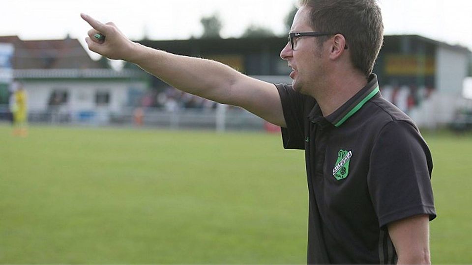 Sucht keine Ausreden: Alemannia-Coach Patrick Joerg.	Foto: Edgar Daudistel