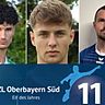 Bestimmten die Hinserie in der BZL Süd: Balthasar Zimmermann, Maximilian Neufing, Valentino Gavric (v.l.n.r.)