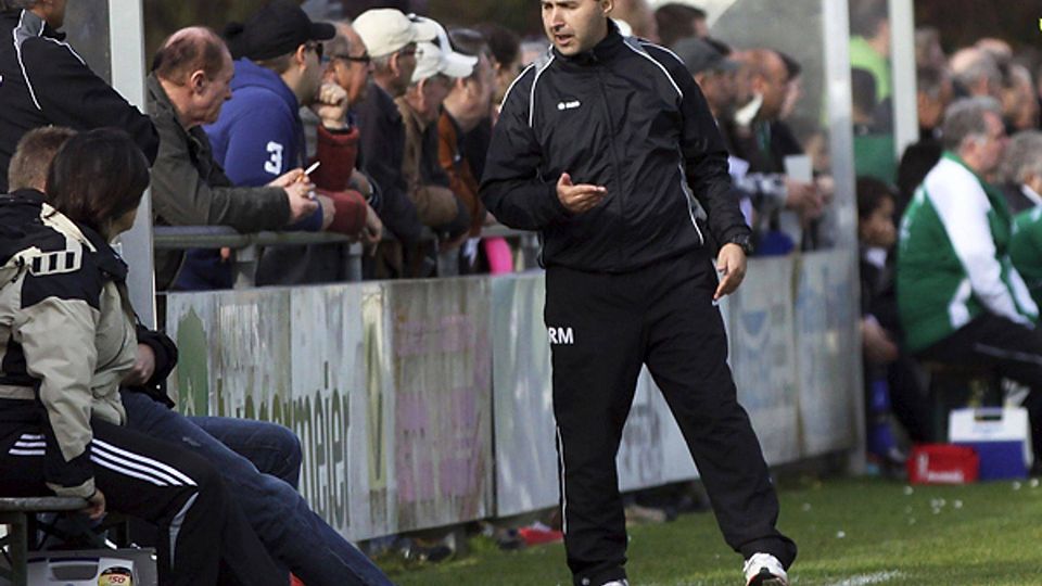 Coach Martin Reißer verlässt den FC Tegernheim am Saisonende mit noch unbekanntem Ziel. F: Brüssel
