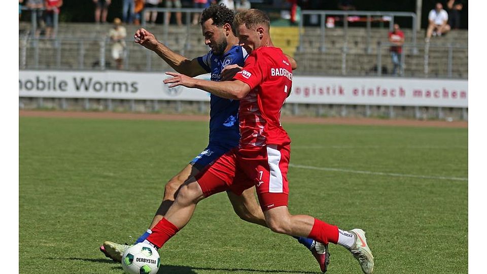 Einer von drei Wormaten, der bei der Partie beim SC Idar-Oberstein auf seine ehemaligen Mitspieler treffen wird: Abwehrspieler Luca Baderschneider.	Archivfoto: Christine Dirigo/pakalski-press
