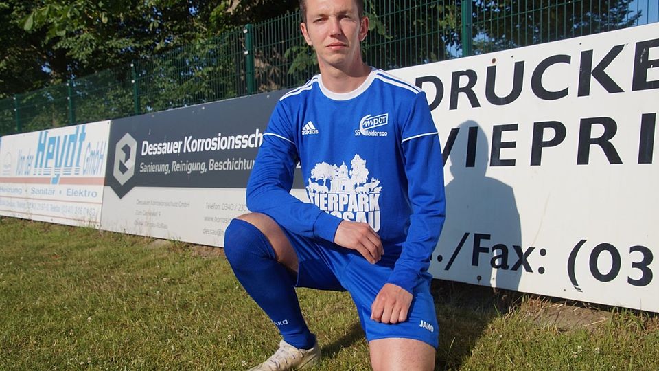 Torjäger Mathias Fleischer stürmt künftig für Empor Waldersee in der Landesklasse.