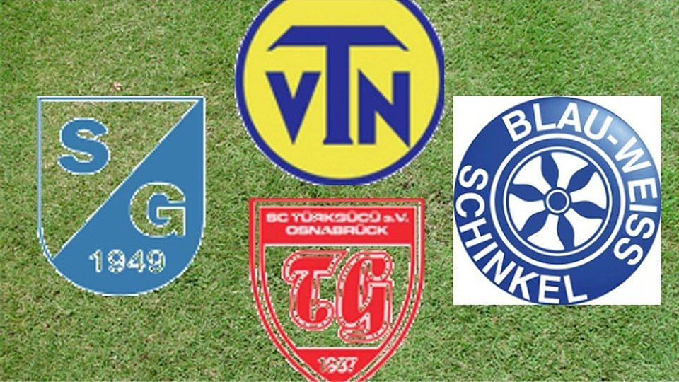 Ausgeglichen besetzt: Die Gruppe B beim Dütecup +++ Fotomontage: Dennis Kurth
