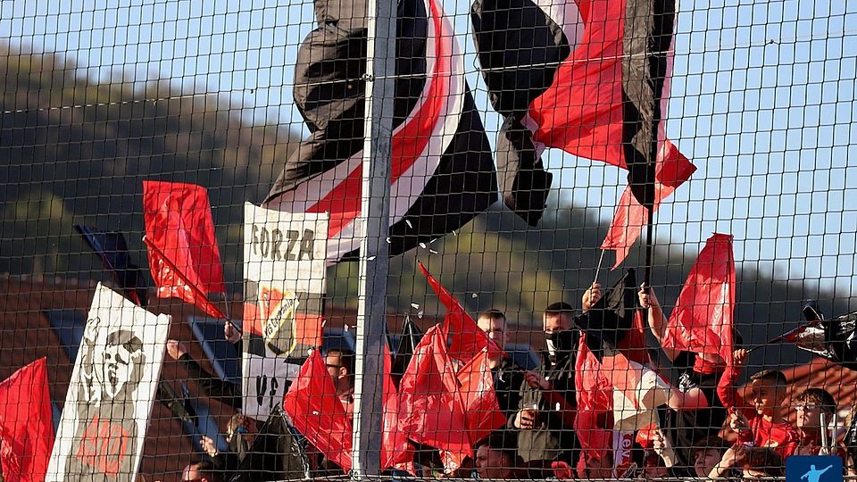 Die aktive Fanszene des VfB Germania Halberstadt blieb dem Harz-Derby in Wernigerode fern.