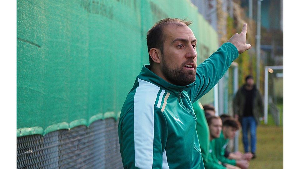 Gibt die Richtung vor: Münster-Trainer Sinan Can Foto:Dominik Florian