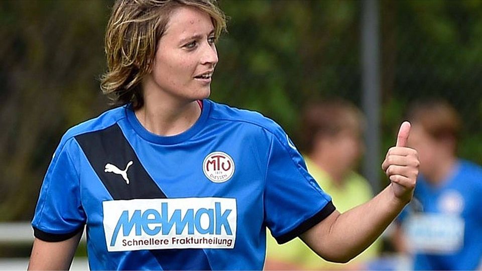 Tamara Swoboda freut sich auf die Bayernliga-Saison mit dem MTV Dießen. 	F.: Thorsten Jordan