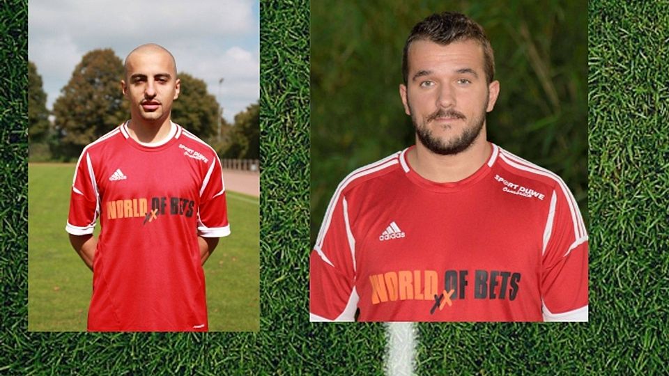 Ab sofort für die Sportfreunde Lotte II aktiv: Arber Shala (links) und Lirim Beqiri