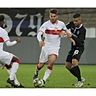 Der VfB Stuttgart II konnte gegen den FSV Frankfurt keine Punkte einfahren. Foto: Lommel