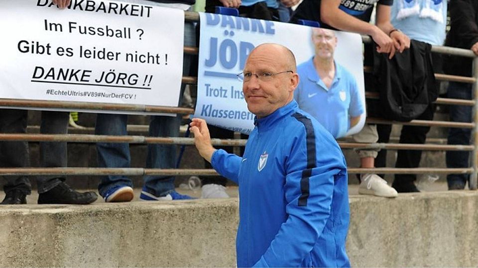 Jörg Goslar wurde von den Fans am Wochenende beim Heimsieg gegen Auerbach verabschiedet.F: Lehner