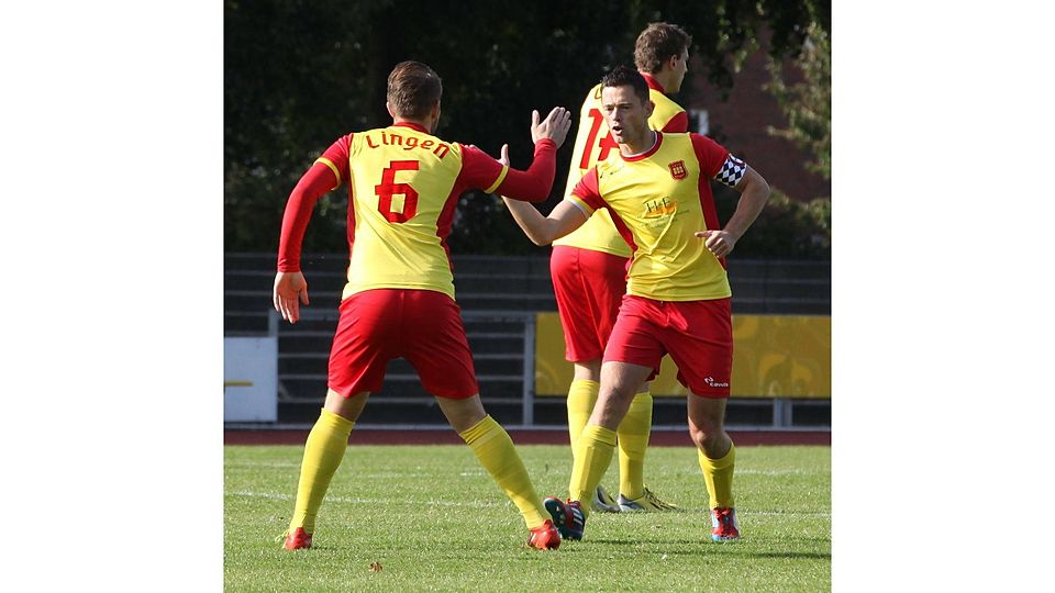 Traf zweimal vor der Pause: Dennis Brode (r.)F: Dieter Kremer