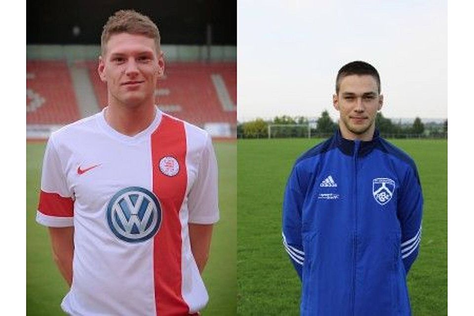 Neuzugänge beim TSV Martin Pierog (li). und Lucas Minkler