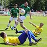 Auf Platz 2 in der A-Klasse Süd überwinternd, stehen für die SG Paulsdorf/Freudenberg III (in Grün-Weiß) die Chancen gut, das sofortige Comeback in der Kreisklasse zu schaffen.