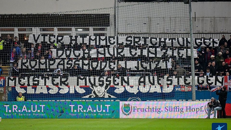 Die Fans der SpVgg Unterhaching plädierten zuletzt klar für das "Kompass-Modell".