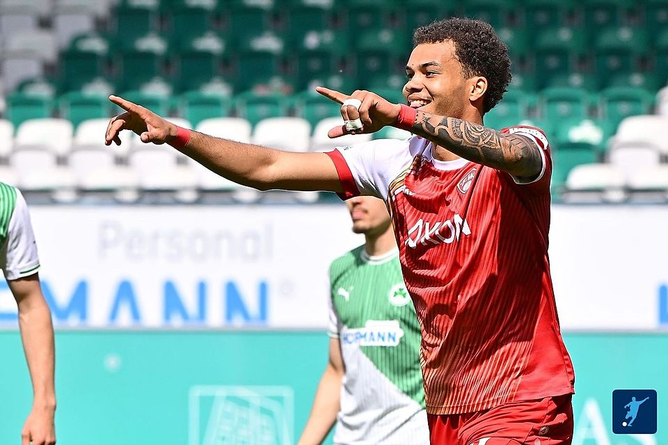 Der Mann des Spiels: Jermain Nischalke traf dreifach beim 5:1-Erfolg in Fürth