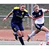 Gelb gesperrt: Marleen Schimmer (rechts) fällt für das TSV-Heimspiel gegen die FFC-Reserve aus. 	Archivfoto:hbz/Jörg Henkel