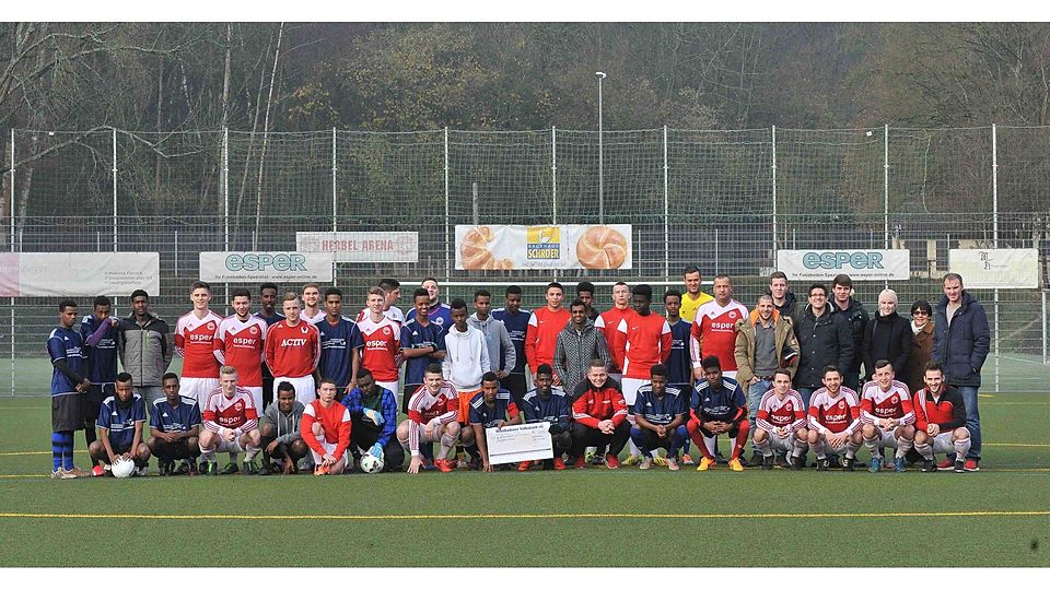 Aus drei Teams stellte der SV Frauenstein eine Mannschaft zusammen, die mit den Jungs des FC Rabach United einen großartigen Fußballsamstag verbrachte. F: Klein