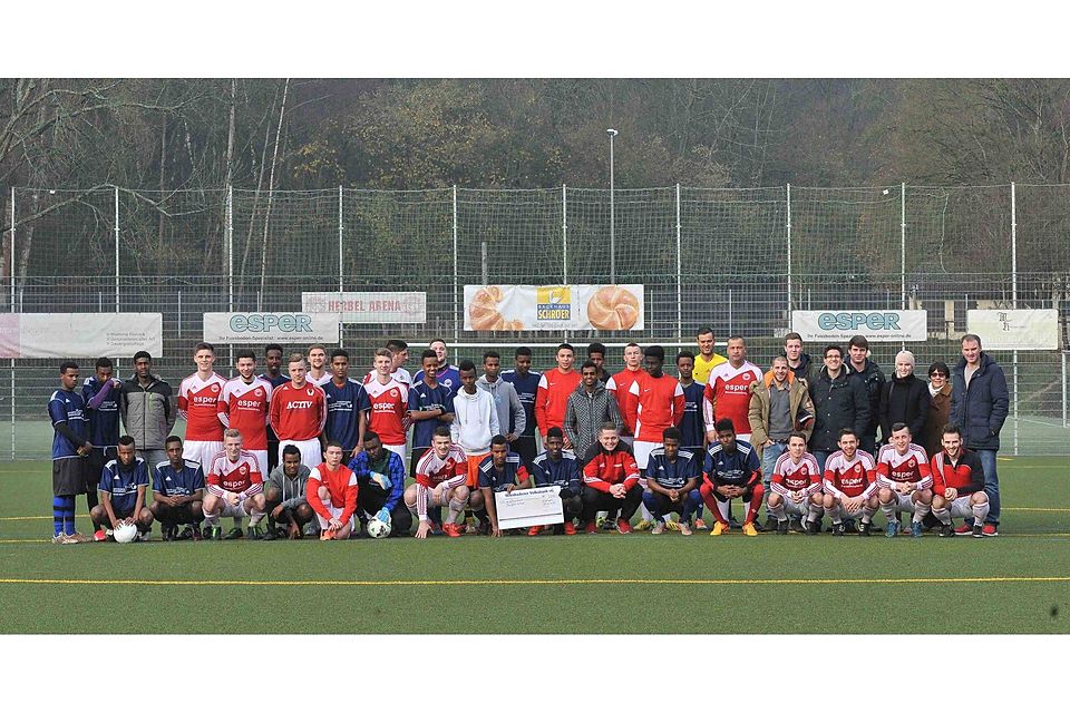 Aus drei Teams stellte der SV Frauenstein eine Mannschaft zusammen, die mit den Jungs des FC Rabach United einen großartigen Fußballsamstag verbrachte. F: Klein