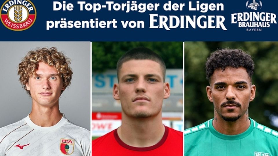 Daniel Kasper (Mitte) und Juan Cabrera (li.) liefern sich ein Kopf-an-Kopf-Rennen um die 15 Kisten ERDINGER Weißbier.