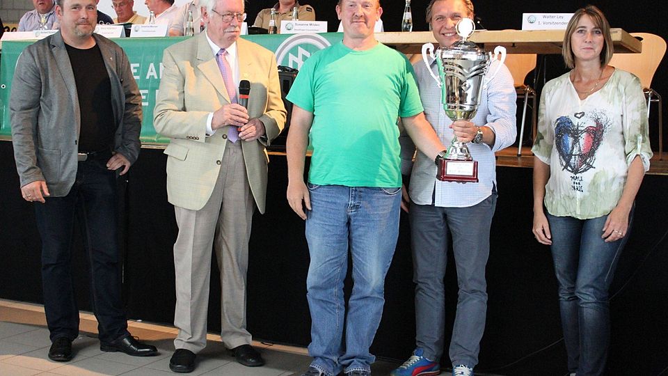 Udo Malzmüller, Wolfgang Jansen, Ralf Schenk (ESV Horrem), Patrick Gartmann, Susanne Milden (von links)