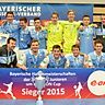 Die A-Junioren des TSV 1860 München holten sich den bayerischen Futsaltitel.  F.: BFV