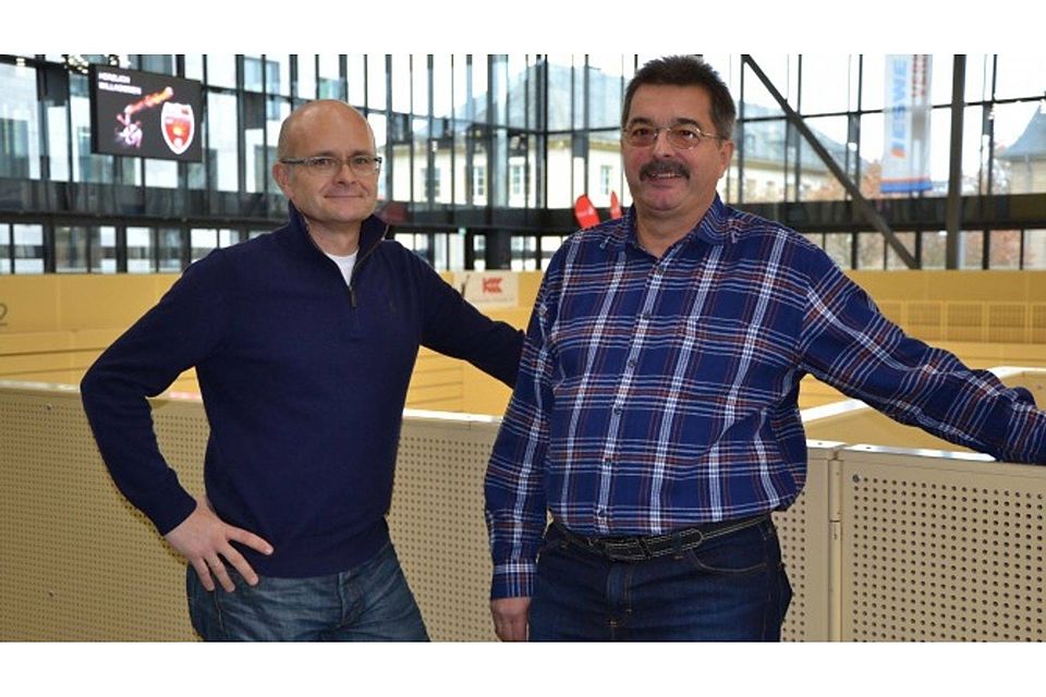 Für die Jugend im Einsatz: Jörg Wintermeyer (links) und Norbert Roth organisieren den Liliencup federführend. 	Archivfoto: Friedgen