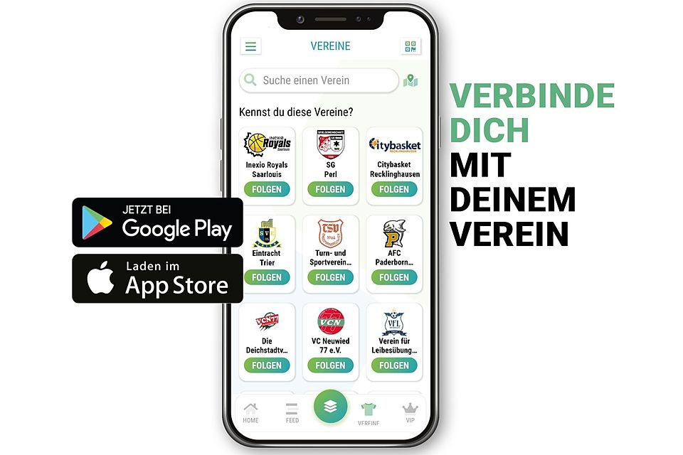 Die VT Fansports App verbindet Vereine und ihre Anhänger