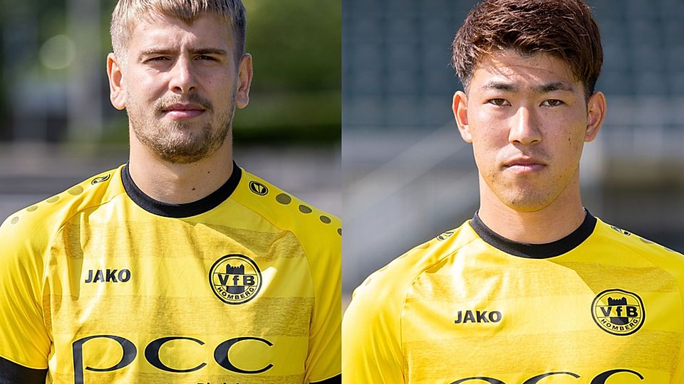 Thorsten Kogel (links) und Sakaki Ota bleiben dem VfB Homberg erhalten.