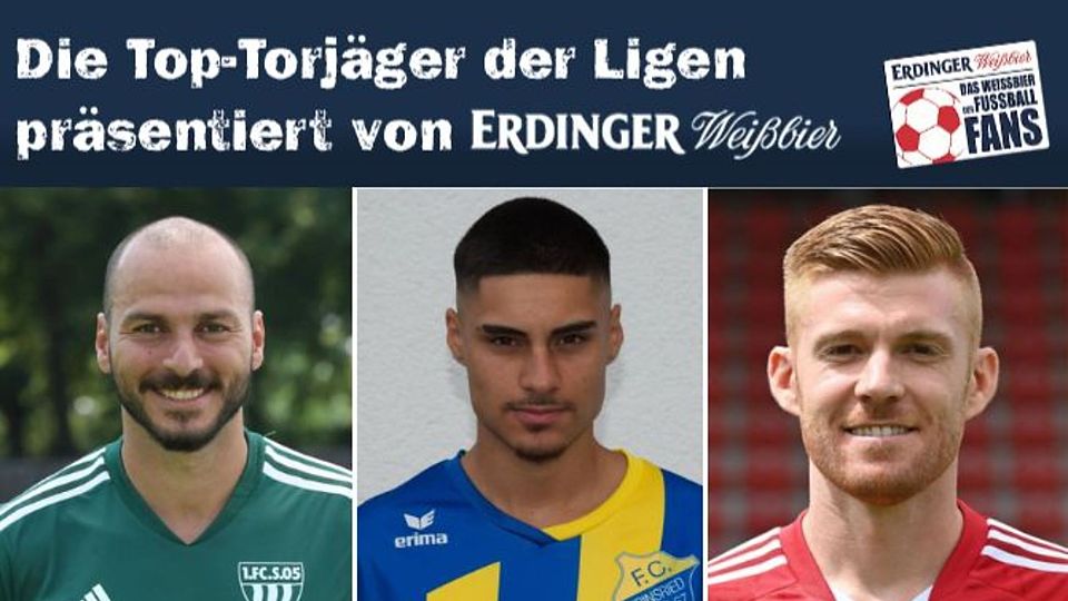 Adam Jabiri (l.) und Halit Yilmaz teilen sich die Spitze der Regionalliga Bayern. - Mathias Fetsch (r.) schließt auf das Verfolgerfeld auf.