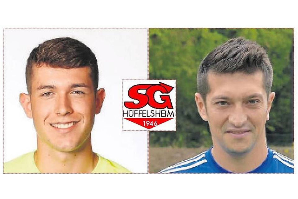 Die beiden Neuen für die SG Hüffelsheim: Jan-Niklas König, Weinsheimer Keeper vom TSV Schott, und Co-Trainer Kristijan Sikiric.