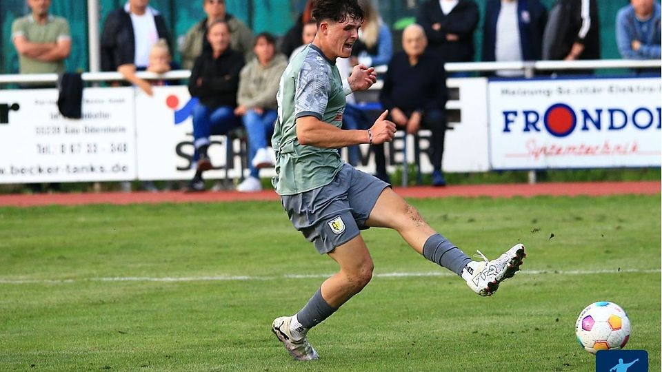 Christopher Hahns Doppelpack brachte den 3:1-Sieg in Büchelberg.